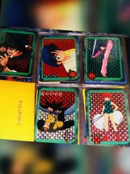亂馬1/2 閃卡 5張 一套 1992年 日版