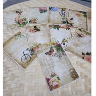 Vintage Junk Journal Decoupage Stickers