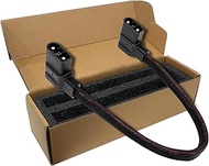 Longtor Extra Battery Cable – 20 Inch Gray Braided – Fits Delta 2/2 Max/3/3 Plus/3 1500&Wave 2/3 – T