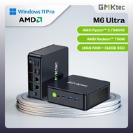 GMKtec M6 ULTRA Mini PC AMD Ryzen 5 7640HS AMD Radeon 760M 16GB DDR5 RAM + 512GB SSD Windows 11 Pro