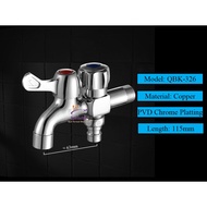 Two Ways Multipurpose Water Tap | Washing Machine Bathroom Double Outlet Faucet | Kepala Paip Air 2 