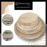  1 cm Thick Round Cutting Plywood amabalan Chair/s Seat Cushions, Various Diameters | Multipurpose P