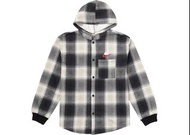 Supreme Nike plaid hooded gray 18aw week 6 L #jacket