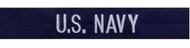 美軍 海軍 公發 名條 U.S. NAVY 字樣 銀色字 沒魔鬼黏