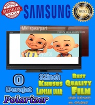 Polarizer SAMSUNG 32 INCH Bagian luar dimensi 706*400MM Ukuran original lcd Sharp