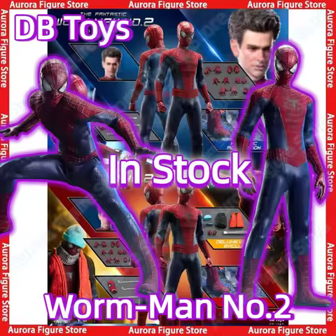In Stock DB Toys & 6in Studio SHF 1/12 The Fantastic Worm-Man NO.2 Spider Man Anime Action Figures T