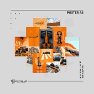 Formula 1 F1 Wall Poster A5 Poster Contents 12 Pcs | Poster F1 Formula One Team McLaren