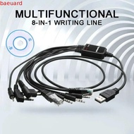 BAEUARD 8 in 1 USB Programming Cable, ABS with CD 8 in 1 Walkie Talkie Connector Wire, Computer FM L