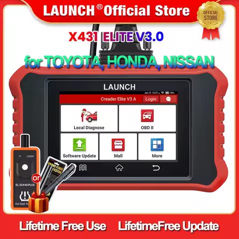 【For Toyota,Honda,Nissan】2025 LAUNCH X431 ELITE V2.0 Car OBD2 Scanner Bi-Directional Diagnostic Tool