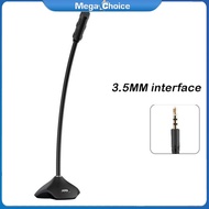 MegaChoice【100%Original】Flexible USB Condenser Microphone For Computer With Led Light RGB Tuning
