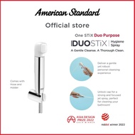 American Standard Duostix Hygiene Spray Bidet Set - Chrome & Glossy White