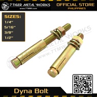 Dyna Bolt 1/4 to 5/16 inches / Concrete Anchor Bolt / Expansion Bolt / Mechanical Anchoring