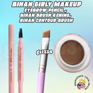 BIHAN Eyebrow pencil , Bihan brush kening,  Bihan contour brush