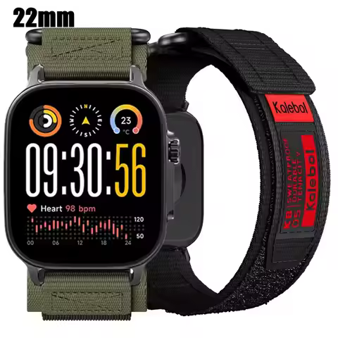 22mm Nylon Sport Strap For Realme Watch S2 S S Pro/Realme 2 2 Pro/Realme 3 3 Pro Bracelet For Realme