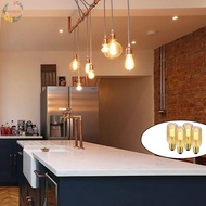 PEWANYMX 4pcs Edison Bulb, Warm Light Bulb Retro Light Bulb, Retro Style Straight Filament Spiral Fi