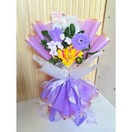 Tangled-Inspired Fuzzy wire flower Bouquet