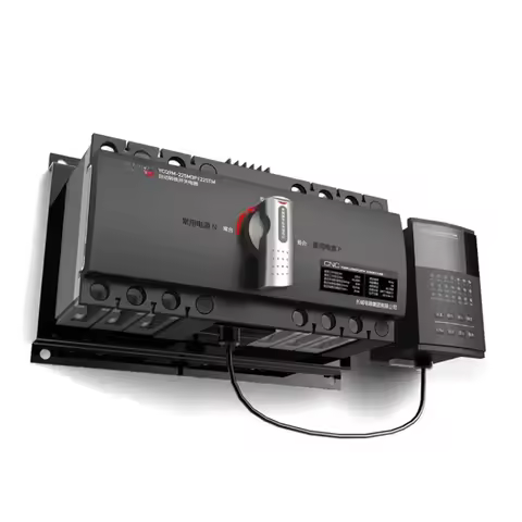 Hot SalsePoloCNC Integrated/Split Type ATS ON OFF Switch 63A 125A 250A 400A 630A 3P/4P Automatic Tra