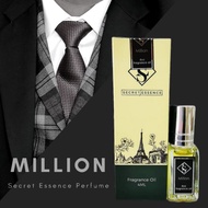Million By Secret Essence Perfume 4ml Pati Minyak Wangi Roll-on