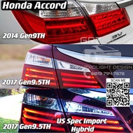 HONDA ACCORD 2014-2017 HYBRID Blue Tail Lamp Full (SET)