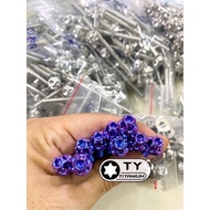 Titan Gr5 Engine Block Screw Salaya Head G3 model for Ex Win Satria Sonic Vario Wave models...