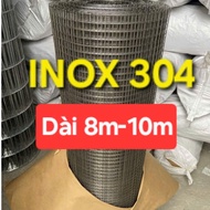 (Length 8m to 10M)304 Stainless Steel Welding Mesh 1.2m wide, no rust (Umbrella 0.5cm_1cm_2cm). alwa