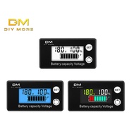 DIYMORE Battery Capacity Monitor 8 to 100v Battery Meter 12v 24v 48v Battery Power Percentage Voltag