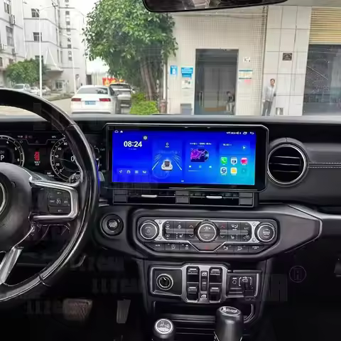 For Jeep Wrangler JL 2018-2023 New Upgrade 12.3+12.3inch Screen Android Multimedia Radio LCD Dashboa
