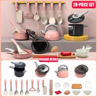 READY STOCK 91PCS Cooking Set Toys Kids Kitchen Toys Pretend Play Set House Set Children Gifts maina