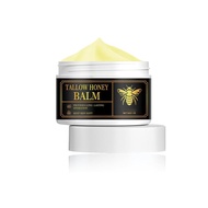 Tallow & Honey Moisturizing Balm with Olive Oil & Glycerin, Skin Cream for Dry Skin, 1 oz