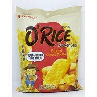 O‘ RICE-RICE-BAKED CHEESE POTATO CRACKER芝士马铃薯奥莱米饼(7.2GX12SMALL PACKS)