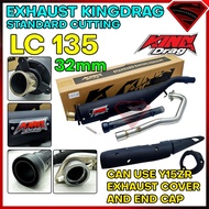 EXHAUST EKZOS LC135 V1-V7 LC 135 RACING EXZOS STANDARD CUTTING 28MM