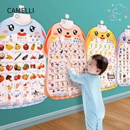 CAMELLI Talking ABC Poster, Music Poster Sound Effects Electronic Alphabet Wall Chart, Creative Audi