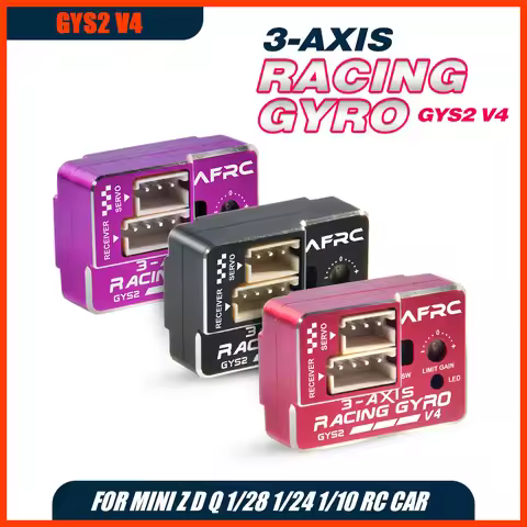 AFRC GYS-2 V4 3 AXIS RC Gyro Drift Car Stabilizer High Voltage AVCS Mode for MINI Z D Q 1/28 1/24 1/