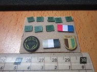 U1參一文書單位 mini模型1/6特戰或特警人偶用胸章臂章一組 A12 SS法軍傘兵款(12枚)