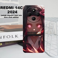 CC12 Flexible rubber softcase/ for REDMI 14C 2024 anime character Motif/ Latest REDMI 14C/case REDMI