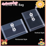 LAKAMIRY File Folder, Transparent Waterproof File Bag, Thickened Plastic A5/A6 Card Paper File Holde