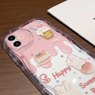 Casing HP for Samsung A32 4G SamsungA32 Samaung Galaxy A32 Samsumg Case Softcase Cute Casing Phone Cesing Soft Cassing Cream Cake Bear for Sofcase Aesthetic Chasing Case