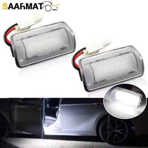 2X Led Door Courtesy Light Bulbs for Toyota Land Cruiser 200 Series 150 Series Prado MK4 J150 for Le