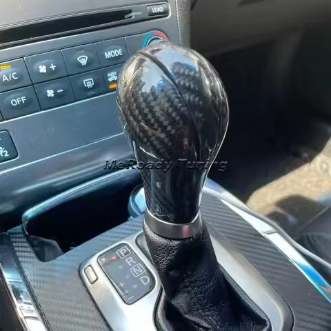 Carbon Fiber Car Gear Shift Knob Handle for Nissan Infiniti FX35 FX37 FX50 EX35 G25 G37 QX50 QX56 QX