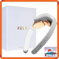 "Supervised by the Director of the Acupuncture and Moxibustion Clinic, RELX Relaxation Device EMS Heat (Domestic Manufacturer) Ultra-Lightweight 72g Cordless Gift for Mother's Day, Gift Neck Warmer, Quiet (Pearl White)"