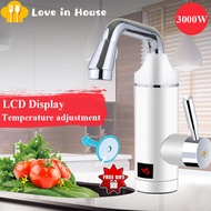 [Free Gift] 3000W Electric Faucet Quick Heating Tap Kitchen Bathroom Faucet Instant Instant Water He