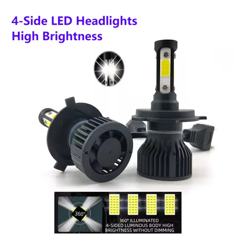 2pcs 16000Lm 50W H4 H8 H9 9004 9007 Hi/Lo Beam H1 H3 H7 9005/HB3 9006/HB4 H8H9H11 9012 Auto Led Head
