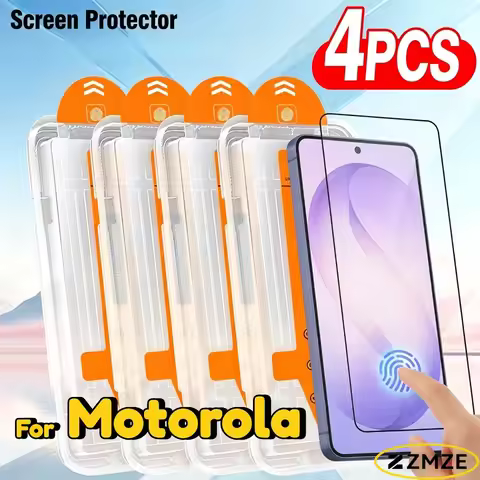 4 Pieces Transparent Screen Protector For Motorola Moto G86 G86 Power G77 G75 G84 G73 G82 G72 G71S S