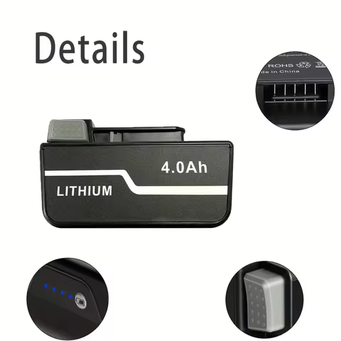20V 4.0Ah Replacement Battery For Hoover BH25040 BH15030 BH25030 BH15260PC ONEPWR Battery, Compatibl