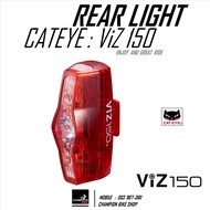 ไฟท้ายจักรยาน ชาร์ทUSB CATEYE : VIZ 150 BIKE REAR LIGHT USB CHARGE150 LUMENS
