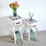 Celson( SG Seller) Shivi_Multi color tile side tables_Planter table _Tall table/Stools