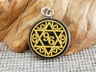 Penawar Hitam Pendant Numerology Flower of life. 黑金木吊坠-96能量生命之花