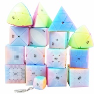 Rubik Thạch Jelly màu QiYi 2x2 3x3 4x4 5x5 Tam Giác Ivy Skewb Square-1 SQ-1 Fisher Dino X Mastermorp