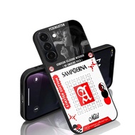 [M50] Samsung A56 Glass Glitter Softcase - Samsung A56 Glossy Case - Samsung A56 Glass Case