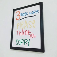 HIASAN DINDING Wall decor Wall Hanging uk. 23 x 30 cm 3 magic words!